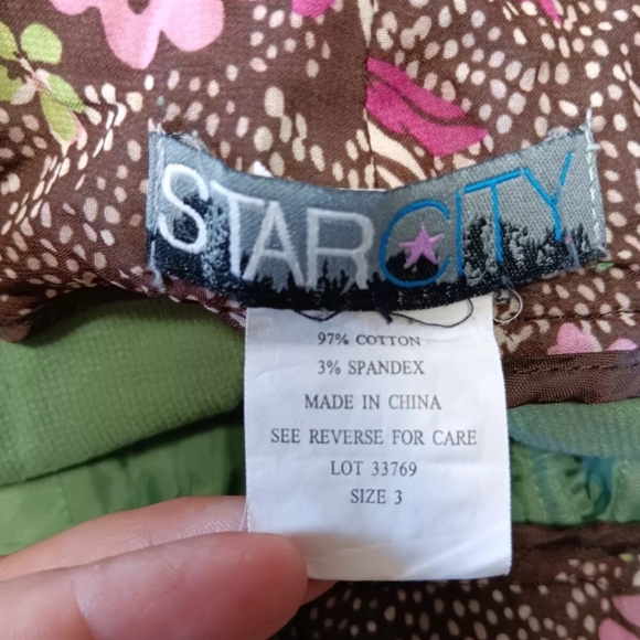 Star City corduroy capri pants - Picture 5 of 14